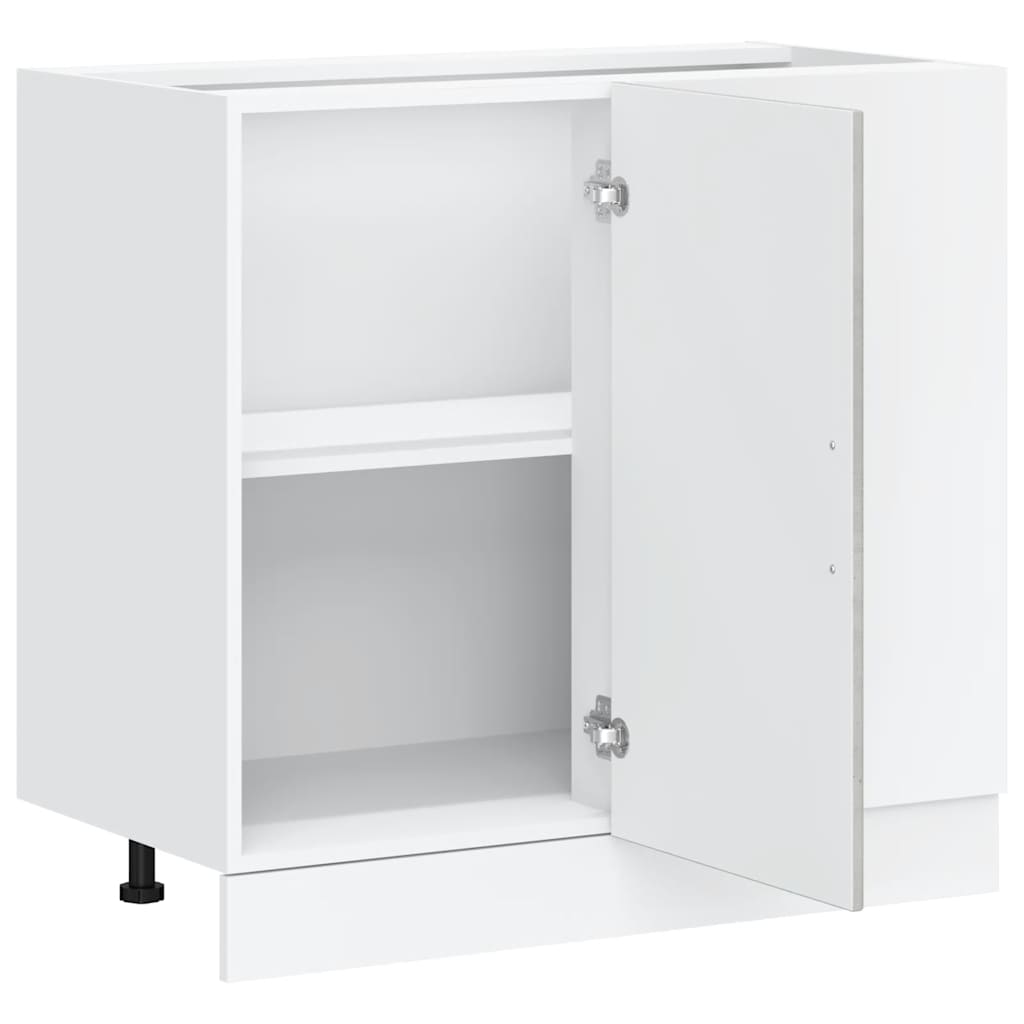 Mobile Base Lavello Lucca Grigio Cemento in Legno Multistrato 854312