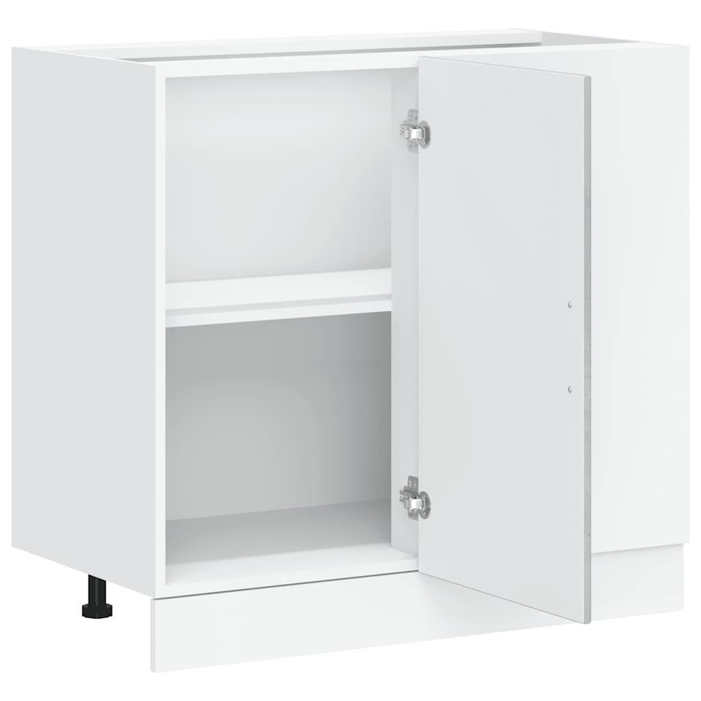 Mobile base da cucina-Base da Cucina Lucca Grigio Cemento in Legno Multistrato