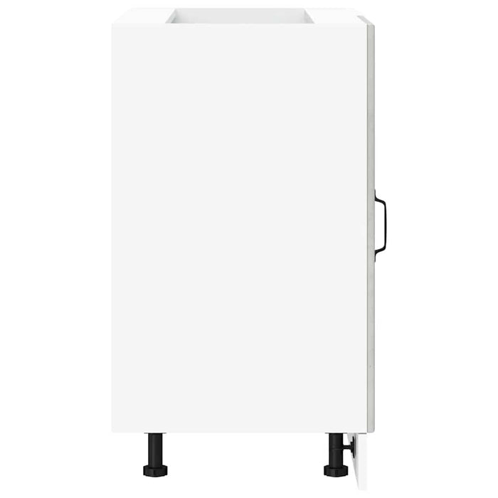 Mobile Base Lavello Lucca Grigio Cemento in Legno Multistrato 854312