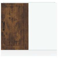 Mobile base da cucina Lucca Rovere Fumo in Legno Multistrato