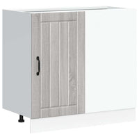 Mobile Base Lavello Lucca Grigio Sonoma in Legno Multistrato 854314