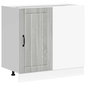 vidaXL Mobile base da cucina Lucca Grigio Sonoma in Legno Multistrato