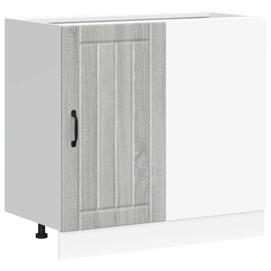 vidaXL Mobile base da cucina Lucca Grigio Sonoma in Legno Multistrato