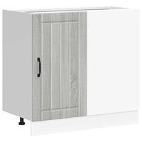 Mobile base da cucina-Base da Cucina Lucca Grigio Sonoma in Legno Multistrato