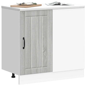 Mobile Base Lavello Lucca Grigio Sonoma in Legno Multistrato 854314