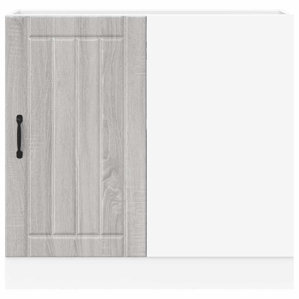 Mobile Base Lavello Lucca Grigio Sonoma in Legno Multistrato 854314