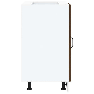 vidaXL Mobile base da cucina Lucca Rovere Marrone in Legno Multistrato