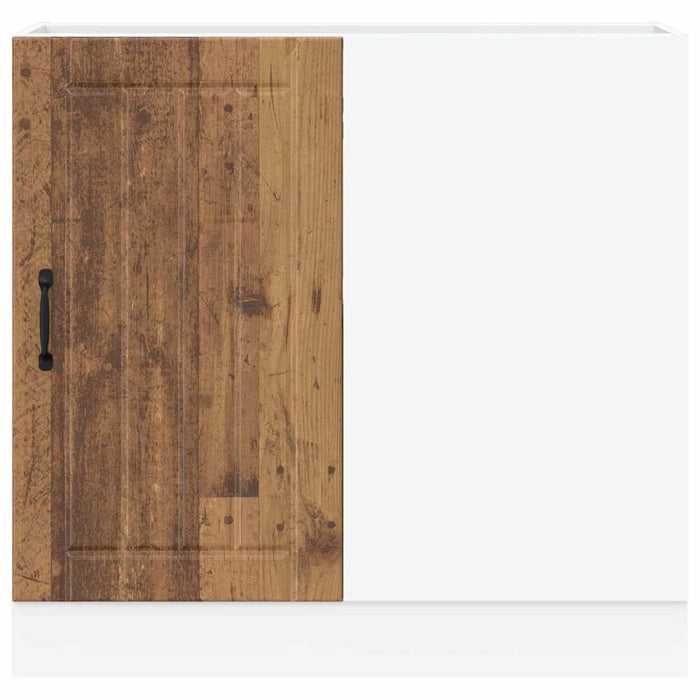 Mobile Base Lavello Lucca Legno Antico in Legno Multistrato 854316