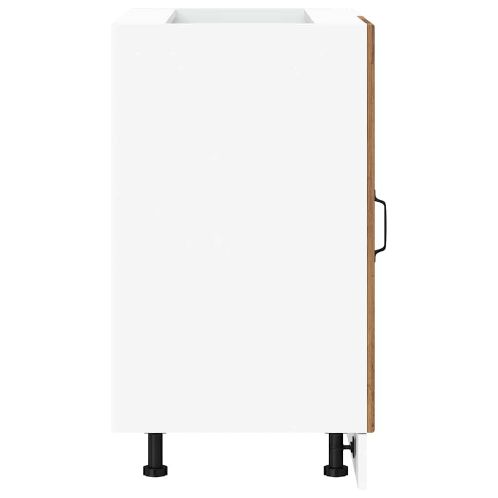 Mobile Base Lavello Lucca Legno Antico in Legno Multistrato 854316