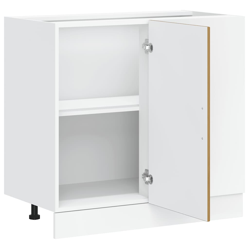 vidaXL Mobile base da cucina Lucca Rovere Artigianale Legno Multistrato