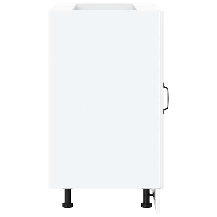 Base da Cucina-Mobile da cucina Kalmar Bianco in Legno Multistrato 680905