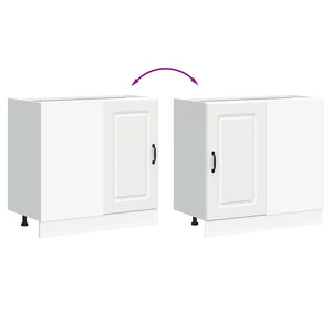 Base da Cucina Kalmar Bianco in Legno Multistrato 854318