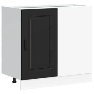 Mobiletto da cucina "Kalmar" Nero in legno ingegnerizzato 854319