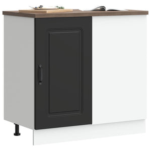 Mobiletto da cucina "Kalmar" Nero in legno ingegnerizzato 854319