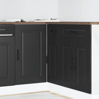 Mobiletto da cucina "Kalmar" Nero in legno ingegnerizzato 854319