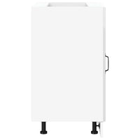 vidaXL Base da Cucina Kalmar Bianco Lucido in Legno Multistrato