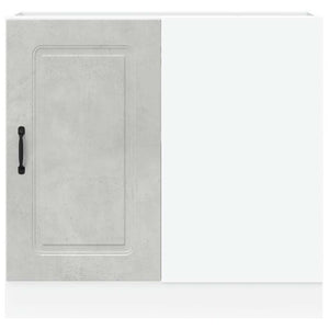 Base da Cucina Kalmar Grigio Cemento in Legno Multistrato 854322