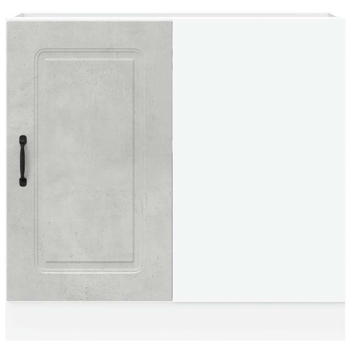 Base da Cucina Kalmar Grigio Cemento in Legno Multistrato 854322