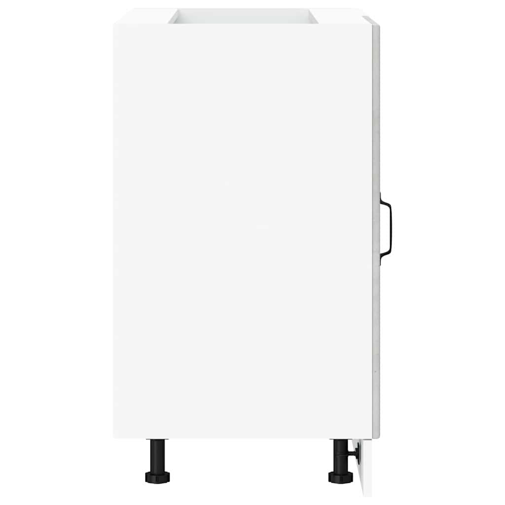 vidaXL Base da Cucina Kalmar Grigio Cemento in Legno Multistrato