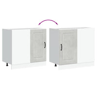 vidaXL Base da Cucina Kalmar Grigio Cemento in Legno Multistrato