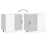 Base da Cucina Kalmar Grigio Cemento in Legno Multistrato 854322