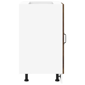 vidaXL Base da Cucina Kalmar Rovere Fumo in Legno Multistrato