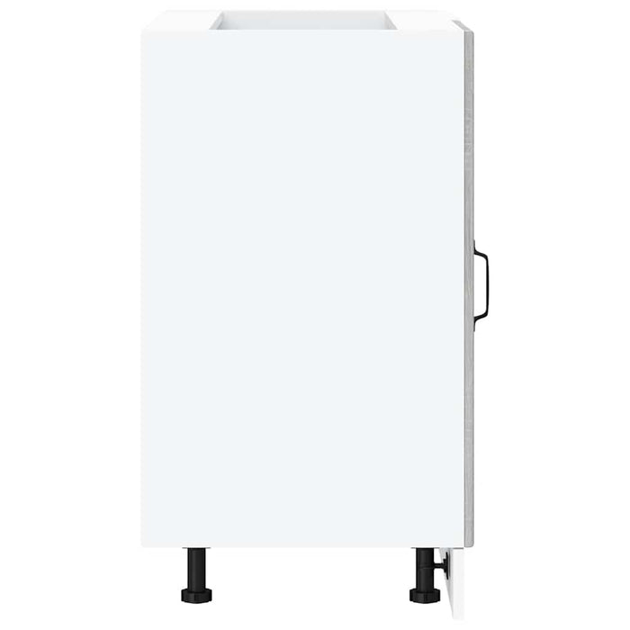 Base da Cucina-Mobile Base da Cucina Kalmar Grigio Sonoma in Legno Multistrato 386024