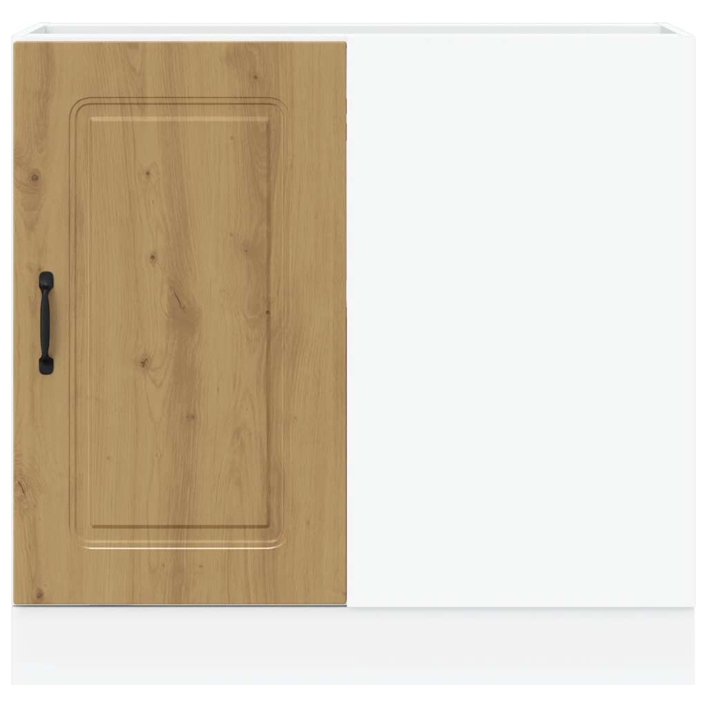 Base da Cucina Kalmar Rovere Artigianale in Legno Multistrato