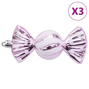 Palline di Natale 98 pz Rosa Ø3/4/6 cm 4100012