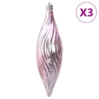 Palline di Natale 98 pz Rosa Ø3/4/6 cm 4100012