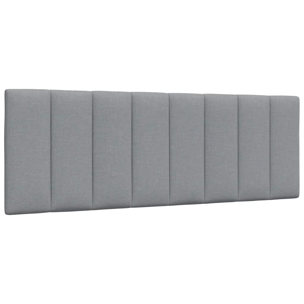 vidaXL Giroletto senza Materasso Grigio Chiaro 140x190 cm Tessuto