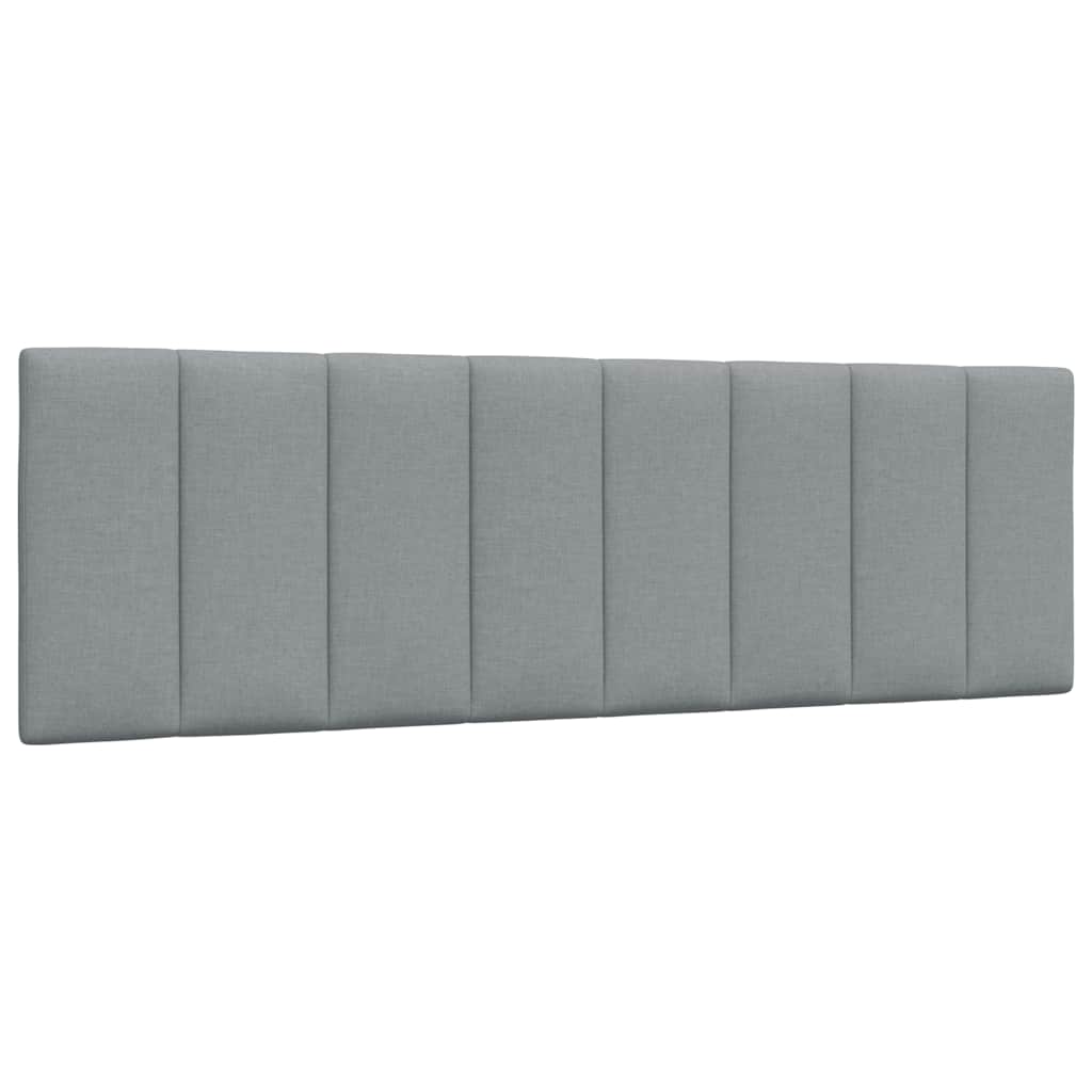 vidaXL Giroletto senza Materasso Grigio Chiaro 160x200 cm Tessuto