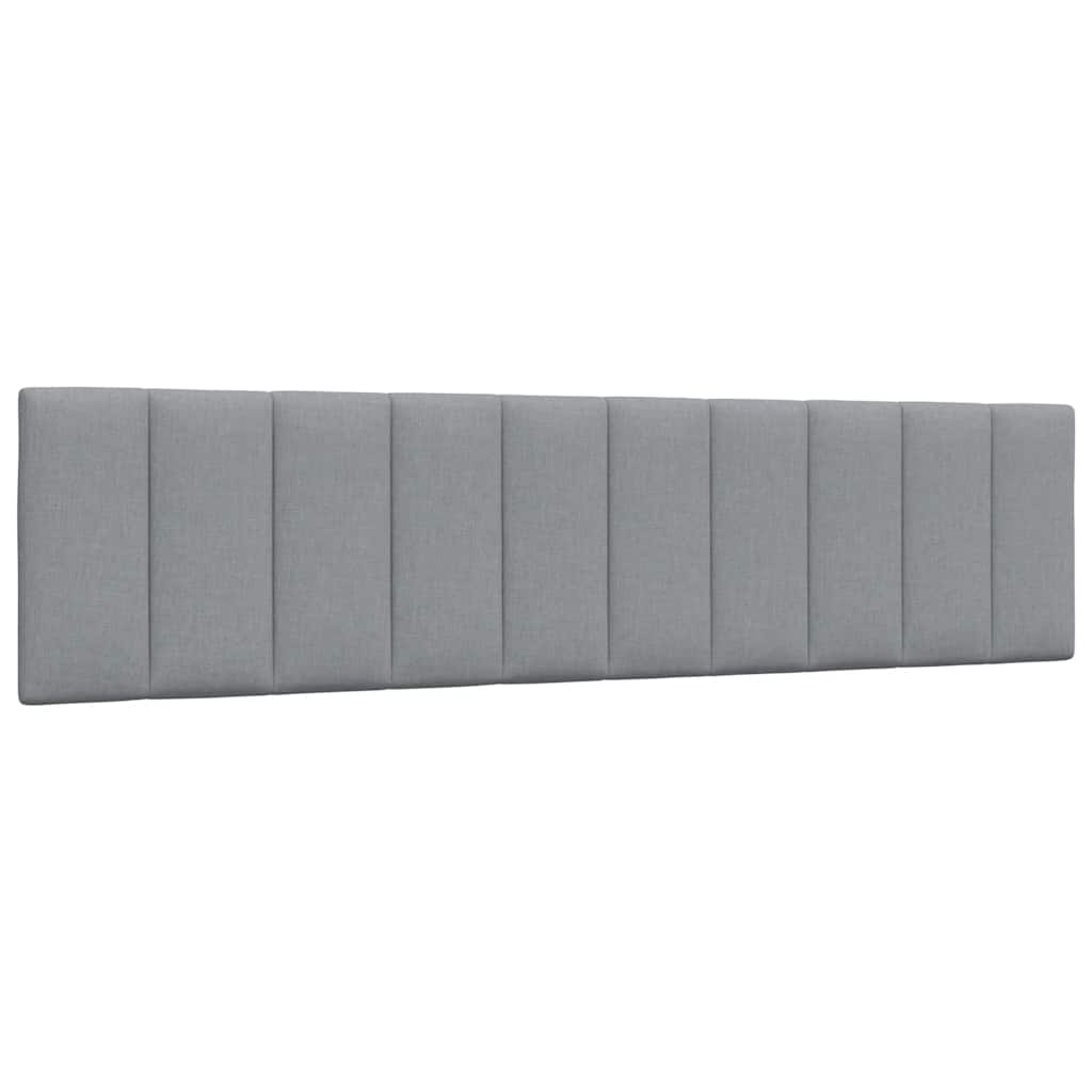 vidaXL Giroletto senza Materasso Grigio Chiaro 200x200 cm Tessuto