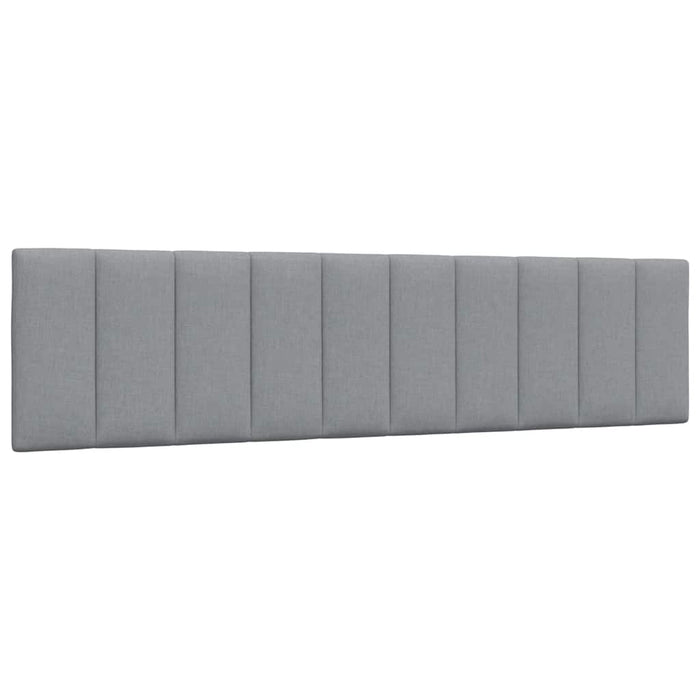 vidaXL Giroletto senza Materasso Grigio Chiaro 200x200 cm Tessuto