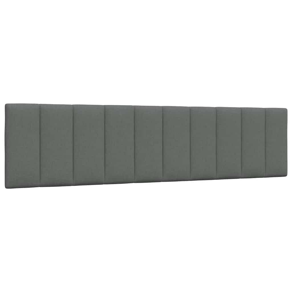 vidaXL Giroletto senza Materasso Grigio Scuro 200x200 cm Tessuto