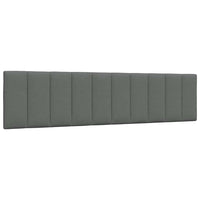 vidaXL Giroletto senza Materasso Grigio Scuro 200x200 cm Tessuto