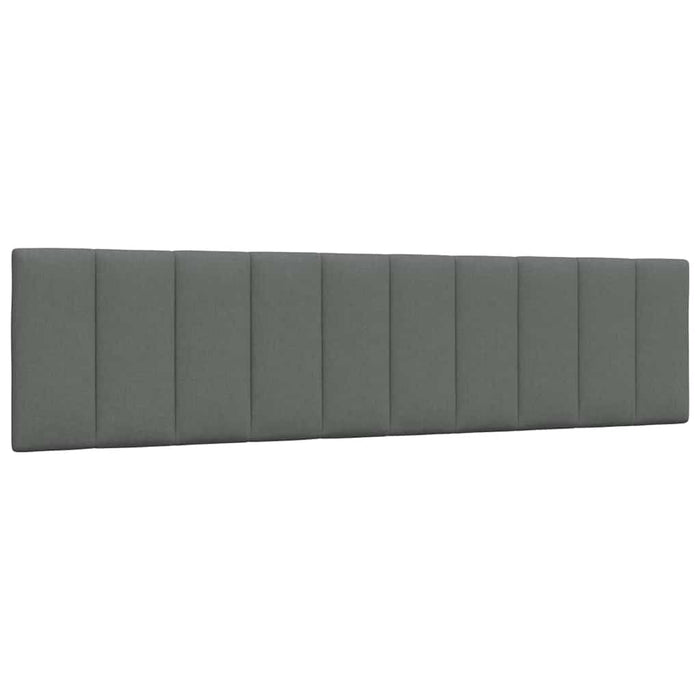 vidaXL Giroletto senza Materasso Grigio Scuro 200x200 cm Tessuto