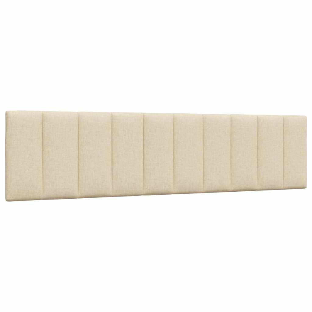 Giroletto senza Materasso-Struttura Letto Hanko Crema 200x200 cm in Tessuto 630332
