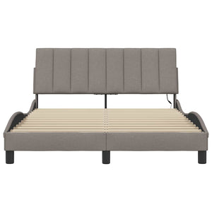 Giroletto senza Materasso Hanko Tortora 120x200 cm Tessuto 3310451