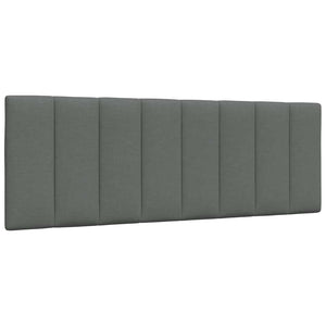 vidaXL Giroletto senza Materasso Grigio Scuro 140x190 cm Tessuto