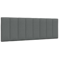 vidaXL Giroletto senza Materasso Grigio Scuro 140x200 cm Tessuto