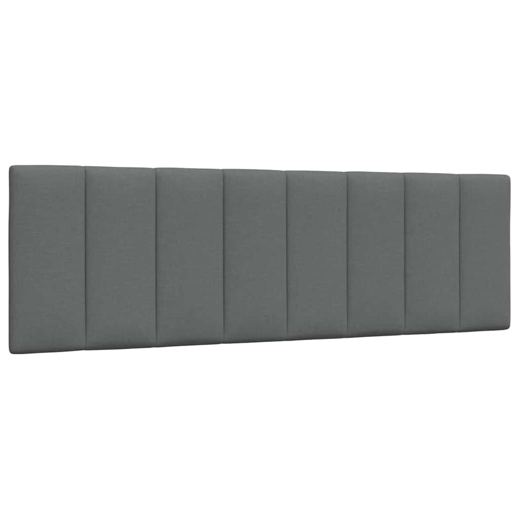 vidaXL Giroletto senza Materasso Grigio Scuro 160x200 cm Tessuto