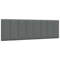 vidaXL Giroletto senza Materasso Grigio Scuro 160x200 cm Tessuto
