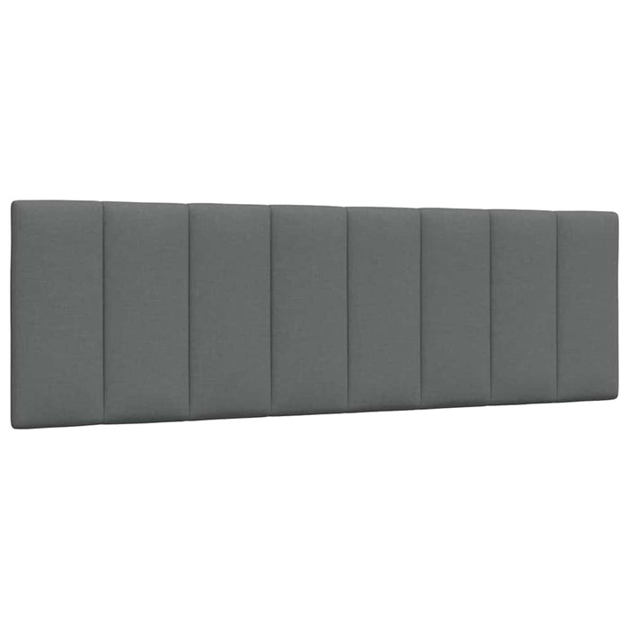 vidaXL Giroletto senza Materasso Grigio Scuro 160x200 cm Tessuto
