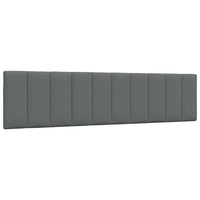 vidaXL Giroletto senza Materasso Grigio Scuro 200x200 cm Tessuto