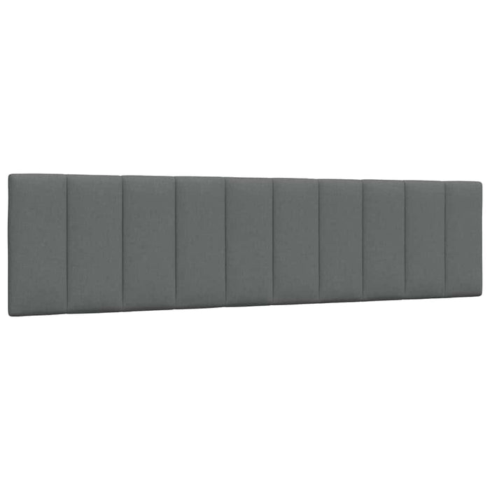 vidaXL Giroletto senza Materasso Grigio Scuro 200x200 cm Tessuto