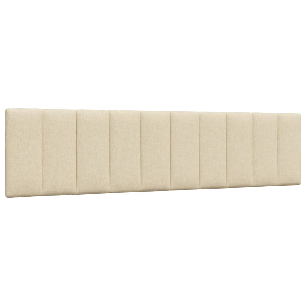 Giroletto senza Materasso-Struttura Letto Hanko Crema 200x200 cm in Tessuto 425980