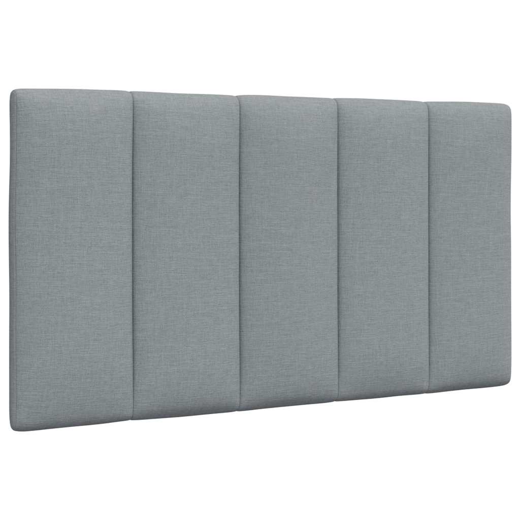 vidaXL Letto con Materasso Grigio Chiaro 90x200 cm in Tessuto
