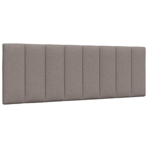 vidaXL Letto con Materasso Tortora 140x190 cm in Tessuto