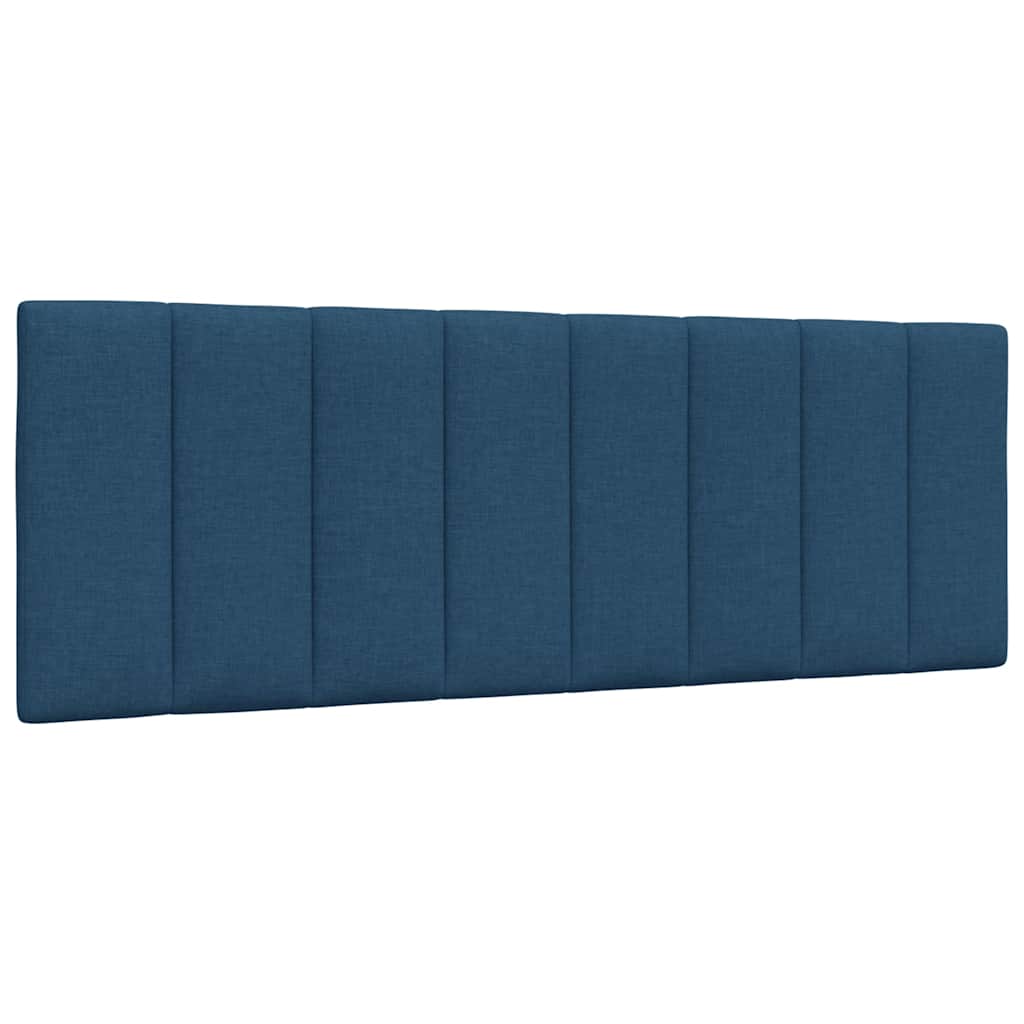 vidaXL Letto con Materasso Blu 140x190 cm in Tessuto
